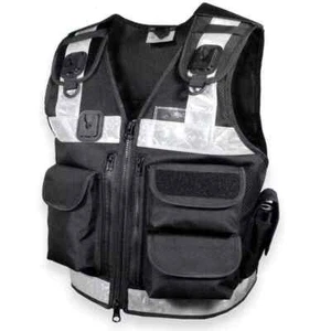 Protective Security Black One Size Fits All Utility Tactical Vest, Police Vest - Picture 1 of 5