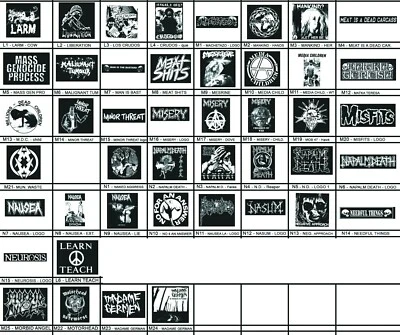 L N - Patches - Punk, Crust, Grind Core, Animal Rights, Vegan, Peace, Metal - Image 1 of 4