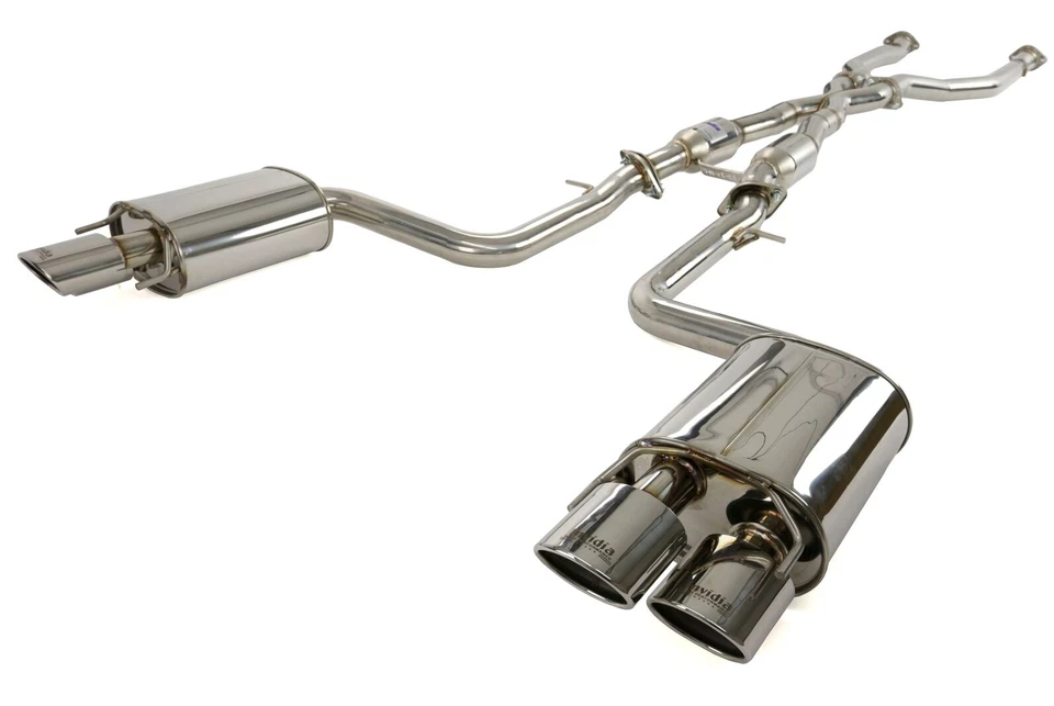 Escape trasero gato punta inoxidable enrollada Invidia Q300H compatible con Lexus RC F 2015-2016 Foto 1 de 4