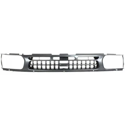New Front Grille Painted Silver For 1996-1999 Nissan Pathfinder 3.3L NI1200175 Foto 1 de 4
