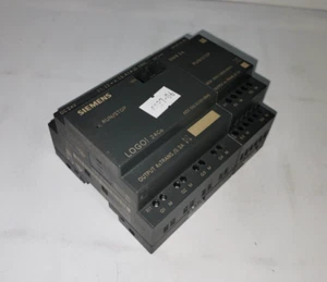 Siemens LOGO 6ED1 052-2CC01-0BA6 Controller w/ DM8 24 6ED1 055-1CB00-0BA0 - Picture 1 of 7