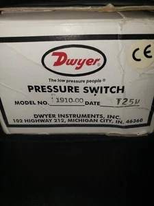 DWYER 1910-00 DRUCKSCHALTER (BRANDNEU) - Bild 1 von 5