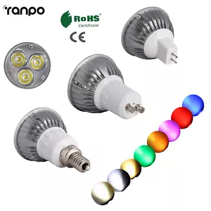 10x 6W GU10 MR16 E27 Dimmable LED Spotlight Bulb 12V 24V 30W Halogen Replacement - Picture 1 of 20