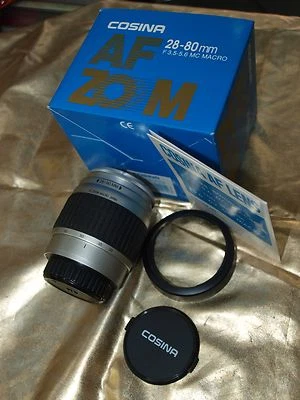 NEW COSINA 28-80mm F3.5-5.6 AF Lens For Minolta MAXXUM & Sony ALPHA CAMERAS - Image 1 of 2