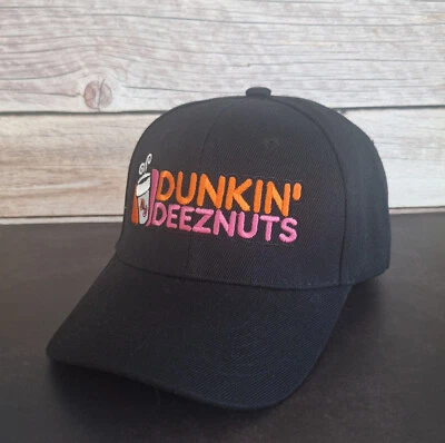 Divertidas gorras Dunkin Deeznutz bordadas Snapback y Flexfit - 40 opciones de color de sombrero Foto 1 de 2