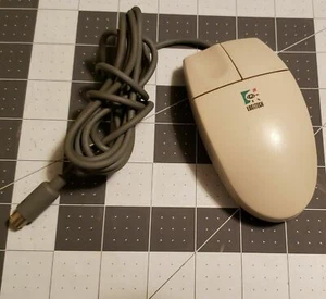 Logitech 2 Button PS/2 PC Computer Mouse M-S34 rollerball - Picture 1 of 3