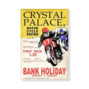 Stampa su Tela su Carta Poster o Quadro Rogan Mark Crystal Palace Racing I - Picture 1 of 2