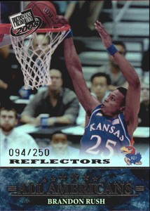2008 Press Pass Reflectors Holofoil #46 Brandon Rush AA /250