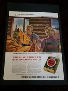 VINTAGE TOBACCO ADVERTISING - Picture 1 of 11
