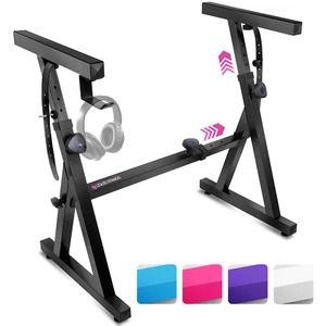 Z-Style Piano Keyboard Stand – Adjustable Heavy-Duty Stand for 54–88 Key (Black) - Picture 1 of 7