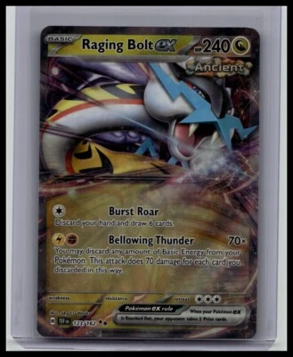 SV05: Temporal Forces #123/162 Raging Bolt ex R9027 - Image 1 of 2