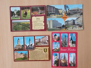 Postal 4x Gera de los cuales 1x con tranvía - Imagen 1 de 2