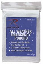 Rothco All Weather Emergency Poncho #3681 - One Size