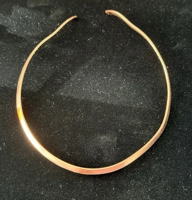 Collar gargantilla abierta de cobre tailandés Barse Foto 1 de 3