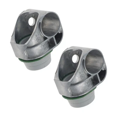 Suspensión de escape central delantera silenciador de aluminio 2 piezas para Jeep Cherokee 68185869AB Foto 1 de 4