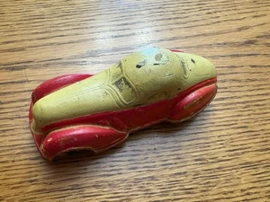 VTG Sun Rubber Co. Red Yellow Coupe 1940’s Car - Picture 1 of 6