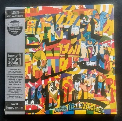 HAPPY MONDAYS PILLS THRILLS & BELLYACHE  2022 HMV YELLOW SPLATTER VINYL sealed  - Image 1 of 3