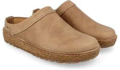 HAFLINGER TRAVEL-CLASSIC UNISEX ZAPATILLAS CUERO ZUECOS SABOT Foto 1 de 2