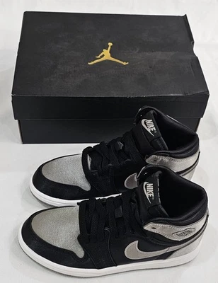 Nike Air Jordan 1 retrô alto OG preto cetim sombra 13,5C FD5304 010 - Imagem 1 de 4