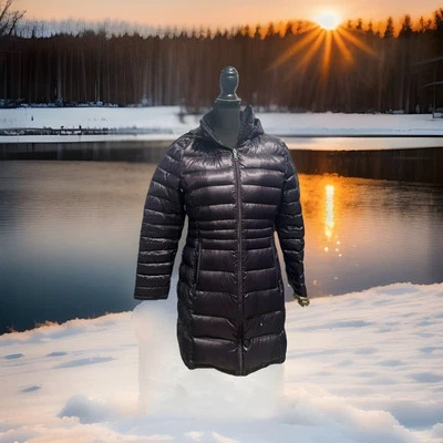 Chaqueta Parka Ligera Empacable Andrew Marc Mujer Plumón de Ganso Mediana Foto 1 de 4