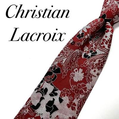 Christian Lacroix Tie Necktie SUITS Mes ALL SILK Designer Multicolor Luxury ck28 - Image 1 of 4