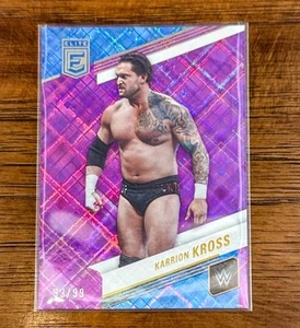 2023 Donruss Elite WWE Karrion Kross Purple Mojo #93/99 SP Prizm Wrestling - Bild 1 von 2