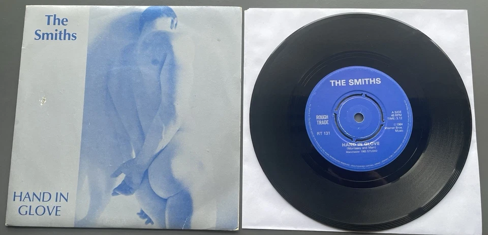 The Smiths - Hand In Glove 7” Vinyl Record Rough Trade 1984 - Image 1 of 3