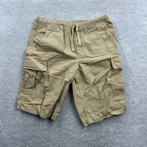 Polo Ralph Lauren Cargo Shorts Boys Size Large 14-16 Beige Pull On Drawstring - Picture 1 of 10