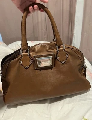 Bolso de mano Dolce & Gabbana Miss Biz, asa superior marrón vintage Foto 1 de 4
