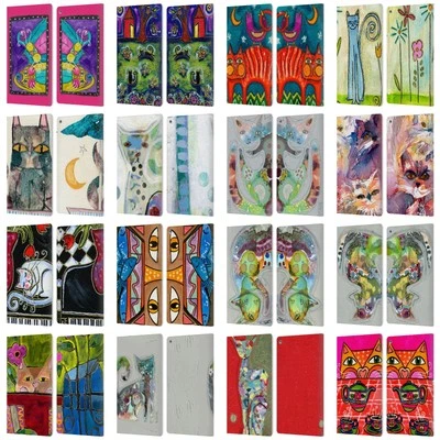 OFFICIAL WYANNE CAT LEATHER BOOK WALLET CASE COVER FOR AMAZON FIRE - Image 1 of 4