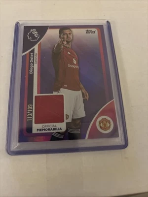 Topps Diogo Dalot Premier League 2025/2026 Manchester United Patch Purple /199 - Image 1 of 2