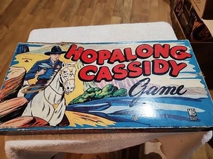VINTAGE MILTON BRADLEY HOPALONG CASSIDY BOARD GAME 1950 COMPLETE Contents Nice - Bild 1 von 14