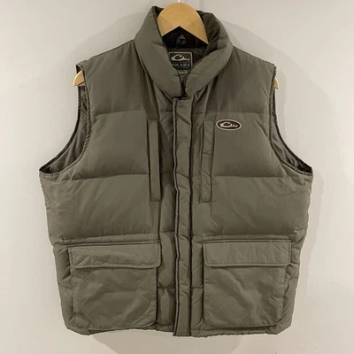 Chaleco acolchado Drake Waterfowl Systems Downfill talla M verde oliva caza pesca Foto 1 de 4