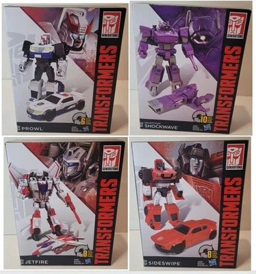 Transformers Generations Prowl, Jetfire, Sideswipe, Shockwave - 4 figure set New - Image 1 of 4