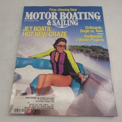 Motor Boating & Sailing Magazine December 1992 Jet Boats Outboards Single Twin - Image 1 of 4