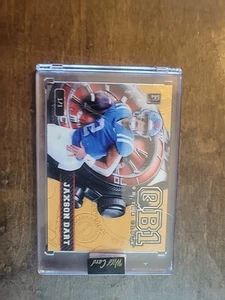 2025 Wild Card QB1 on The Clock Jaxson Dart GOLD 1/1!! - Picture 1 of 2