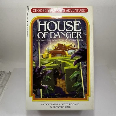 House of Danger - A Choose Your Own Adventure Strategy Board Game Z-Man Games - Image 1 of 4