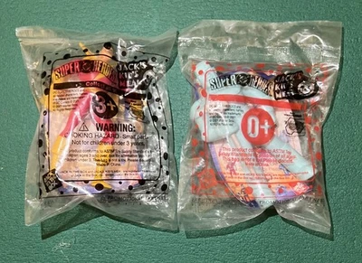 2001 Jack in the Box Jacks Kids Meal DC Super Heroes Shazam & Steel Figures, Nuevo Foto 1 de 4