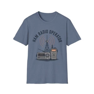 Ham Amateur Radio Operator Tshirt Unisex Softstyle T-Shirt - Picture 1 of 106