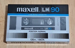 BRANDNEU VERSIEGELT Maxell LN 90 VS II TYP I Leere Kassette Band - Bild 1 von 5