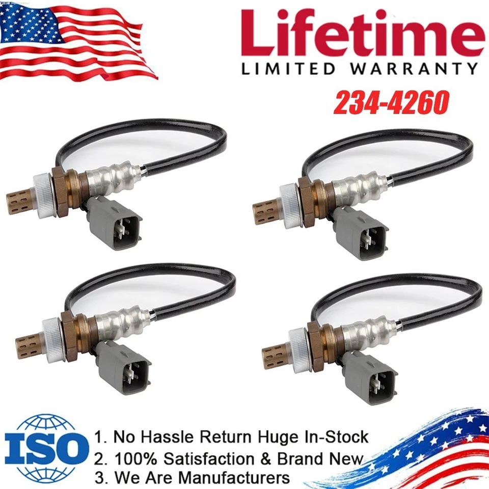 4 Up/Downstream Oxygen O2 Sensor 234460 For 2003 2004 Toyota 4Runner Lexus GX470 — 第 1/4 张图片