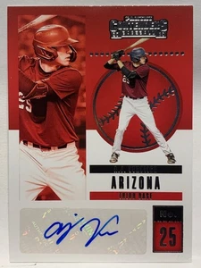 A.J. Vukovich 2020 Contenders Baseball #CA-AV ROOKIE Auto Arizona Diamondbacks - Picture 1 of 2