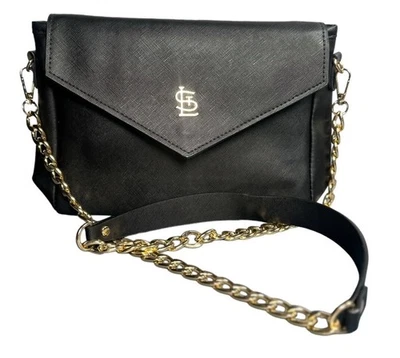 St Louis Cardinals Black Purse Handbag w/ Gold Metal Logo SGA 9/2/23 STL New - Image 1 of 4