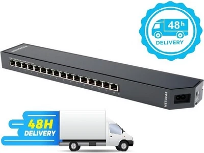 Netgear GSS116E with PSU Netgear ProSAFE GSS116E 16-Port Gigabit Click Switch - Image 1 of 3