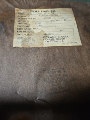 Tuerca Curtiss Wright 113362 Foto 1 de 2