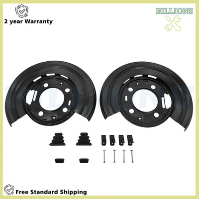 Nuevo par de placas de respaldo de protector contra polvo de freno trasero para Ford F250 F350 Excursion Foto 1 de 4