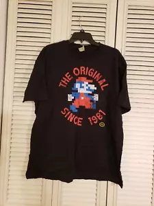 Nintendo Mario The Original Since 1981 Erwachsene Gr. XXL schwarz T-Shirt - Bild 1 von 4