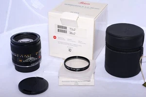 Leica SUMMICRON-R 90mm f2  late Pre-ASPH V2 lens. Canada. BOX. Case. Filt. Caps - Picture 1 of 24