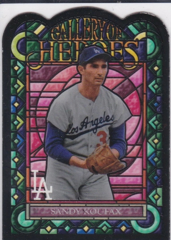 SANDY KOUFAX 2013 Topps Archives RARE BASEBALL CARD 1998 Gallery of Heroes GH-SK - Image 1 of 2