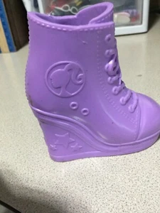 Barbie doll brand Just Play 28 inch doll lavender boot shoe only - Picture 1 of 2